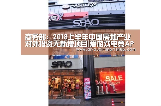 商务部:2018上半年中国房地产业对外投资无新增项目|爱游戏电竞APP(图1) 爱游戏电竞赛事